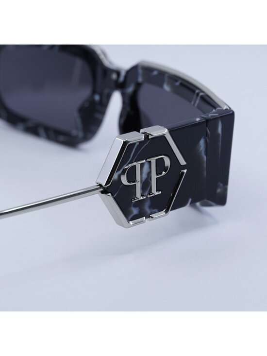 Philipp Plein SPP119M Rose Venus 0Z21 Sunglasses Black Rectangle Frame main image 8